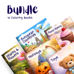 Ultimate Kids Coloring Collection Bundle – 15 Coloring Books