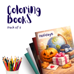 Holidays – 5 Coloring Books